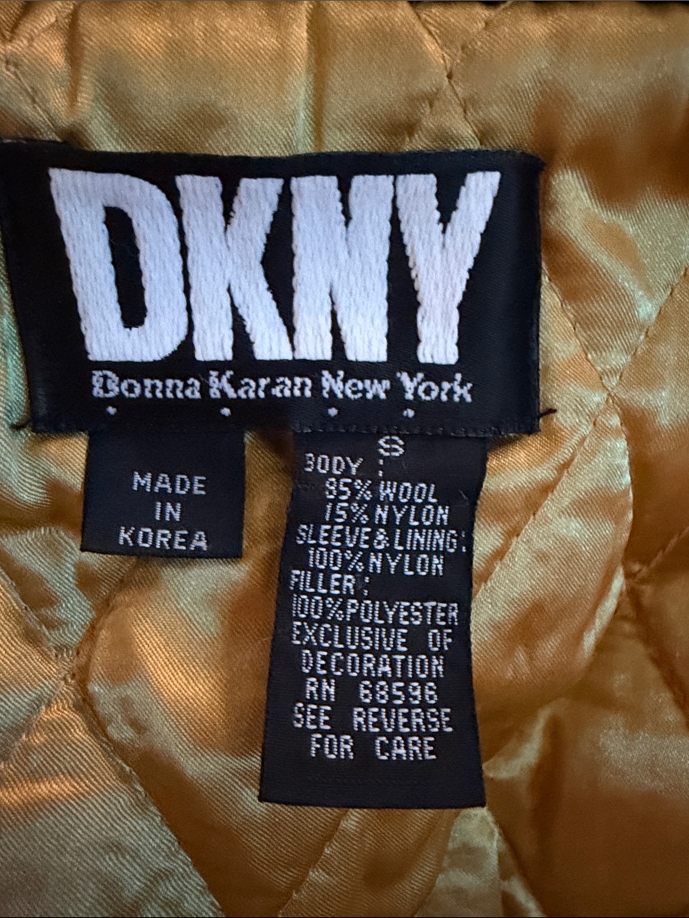 Vintage DKNY jeans bomber Varsity Jacket - Picture 4 of 4